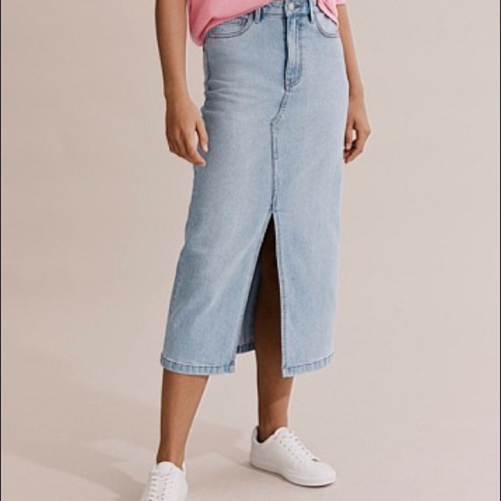 Country Road denim midi skirt - NWT